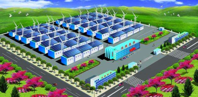 合肥高新建房搭“積木”發(fā)電用光伏