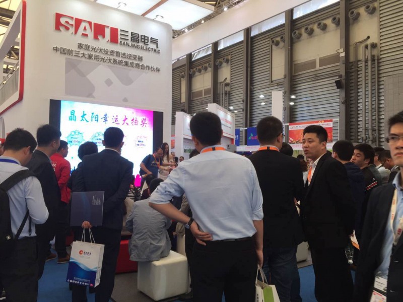 三晶電氣“工商業(yè)系列逆變器新品發(fā)布會(huì )”震撼2017 SNEC