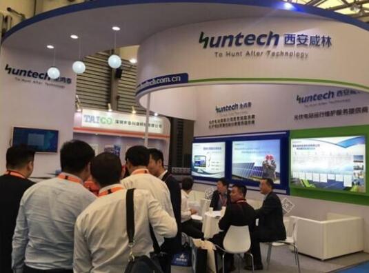 新品發(fā)布，無(wú)人機展示     金鴻泰驚艷亮相SNEC 2017