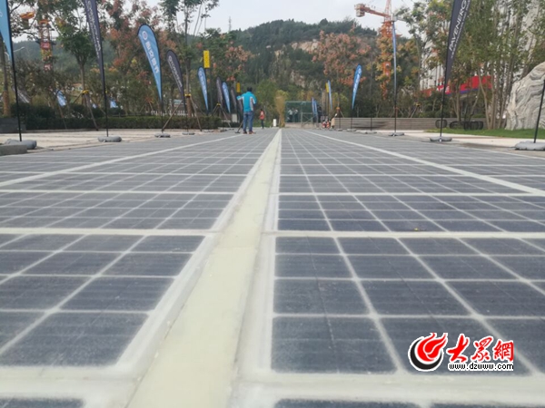 國內首條太陽(yáng)能公路落戶(hù)濟南 年底將在高速公路試點(diǎn)(圖)