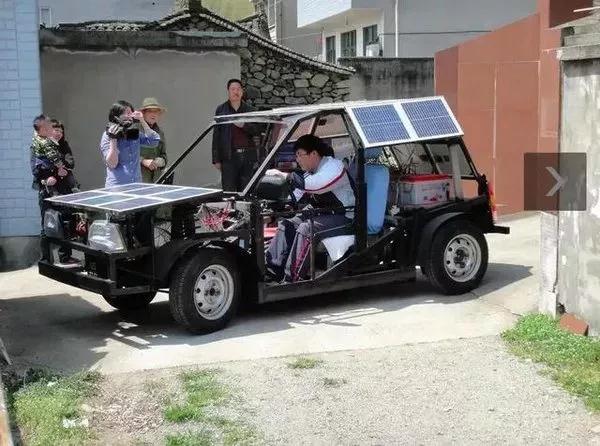 高手在民間 花1.5萬(wàn)造出能跑70公里的光伏汽車(chē)！