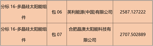 國網(wǎng)2018綜合能源服務(wù)項目招標光伏組件、逆變器中標名單