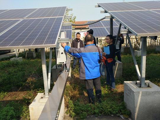 湖北省大冶市審計局實(shí)地查看光伏發(fā)電項目