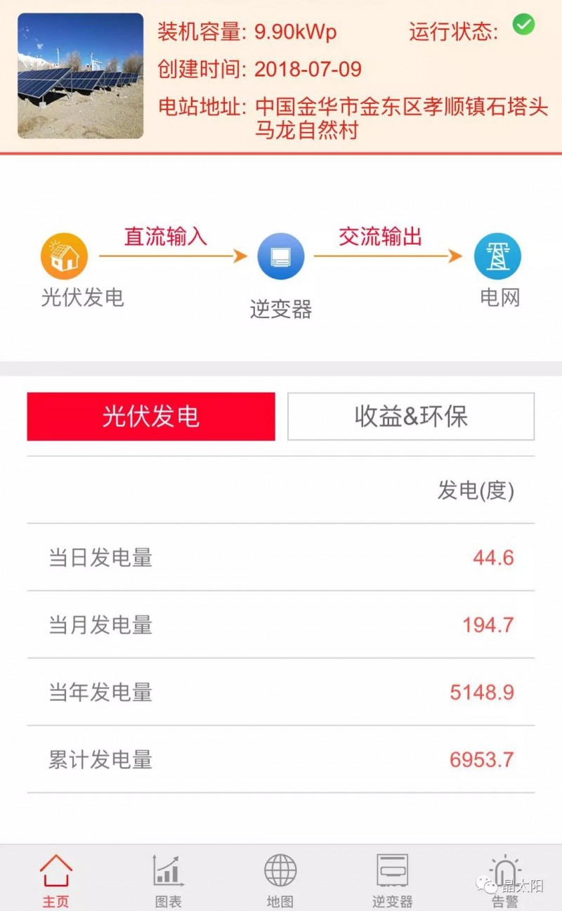 發(fā)電量一鍵查，晶太陽(yáng)微信公眾號電站管理功能正式上線(xiàn)！