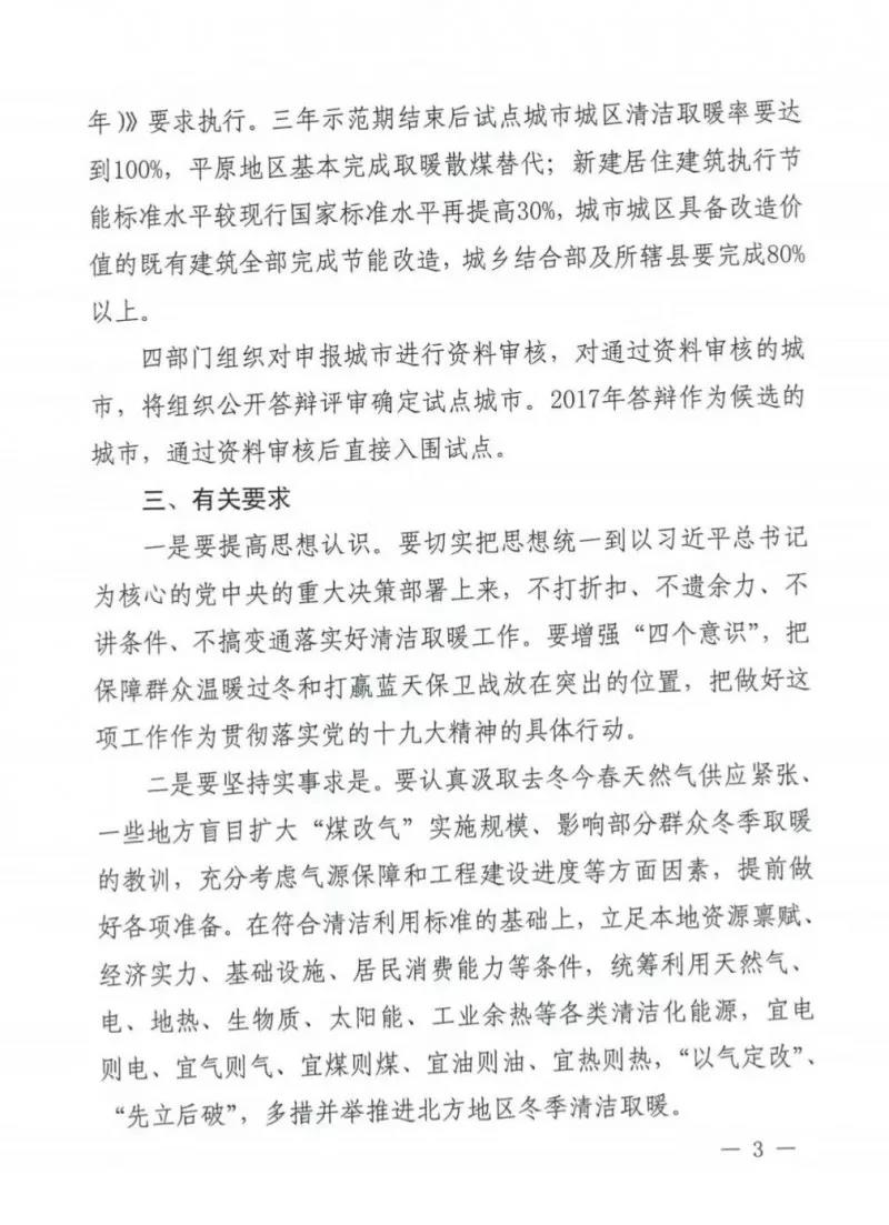 四部委聯(lián)合紅頭文件：超20億資金投向清潔取暖！
