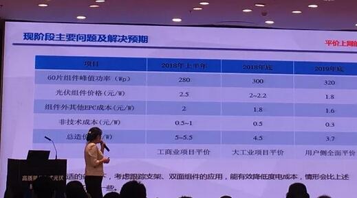王淑娟:平價(jià)上網(wǎng)到來(lái)之前 中國光伏行業(yè)補每年需要超800億元補貼