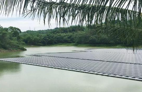 陽(yáng)光電源漂浮系統化身“浮堅強”，安全度過(guò)枯水期與臺風(fēng)期