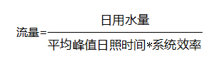光伏揚水系統典型設計