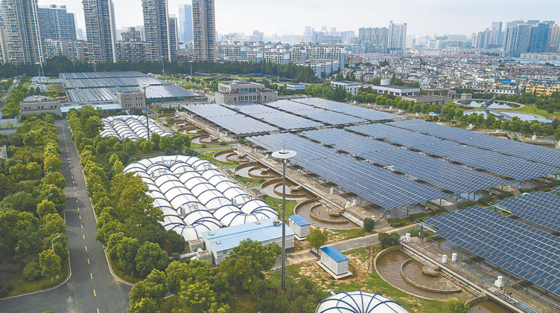 安徽首座污水處理廠(chǎng)光伏發(fā)電項目投用